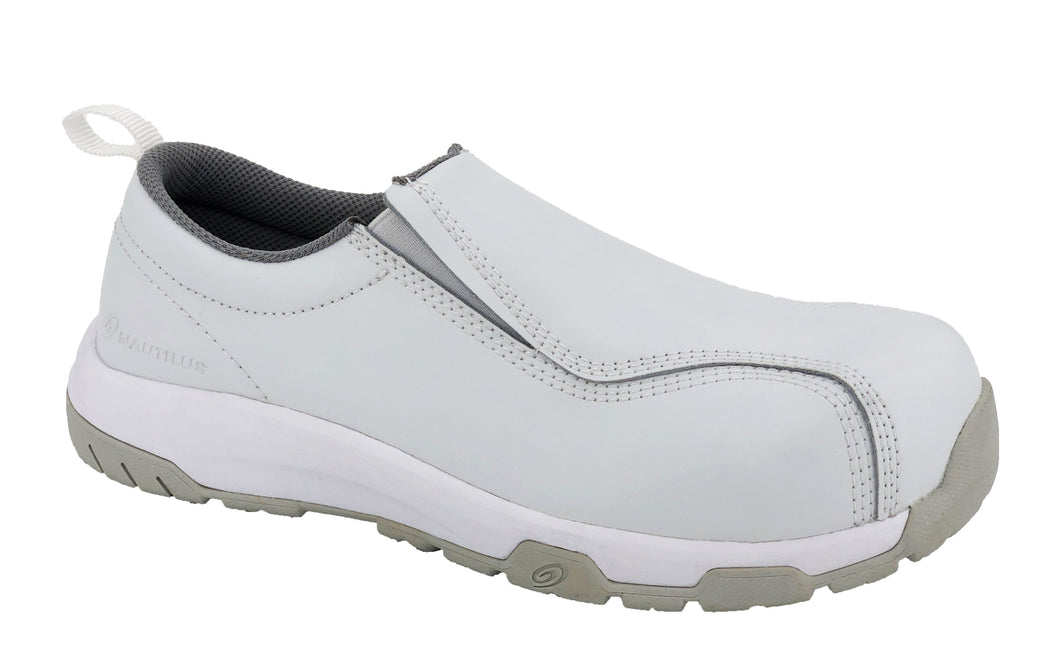 Specialty ESD White Composite Toe SD10 Slip On Work Shoe