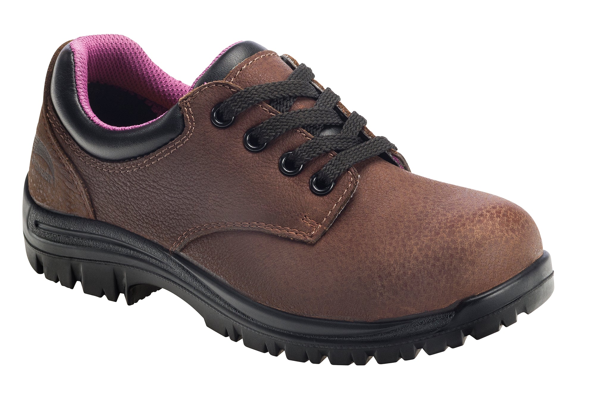 Women's Foreman Brown Composite Toe EH WP Oxford Work Shoe