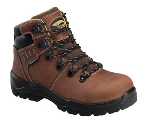 Women's Foundation Brown Carbon Toe EH PR WP 6" Work Boot