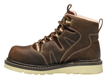 Women's Wedge Brown Carbon Toe EH WP 6" Work Boot