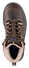 Women's Wedge Brown Carbon Toe EH WP 6" Work Boot