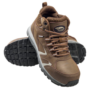 Thresher Brown Alloy Toe EH WP Work Shoe