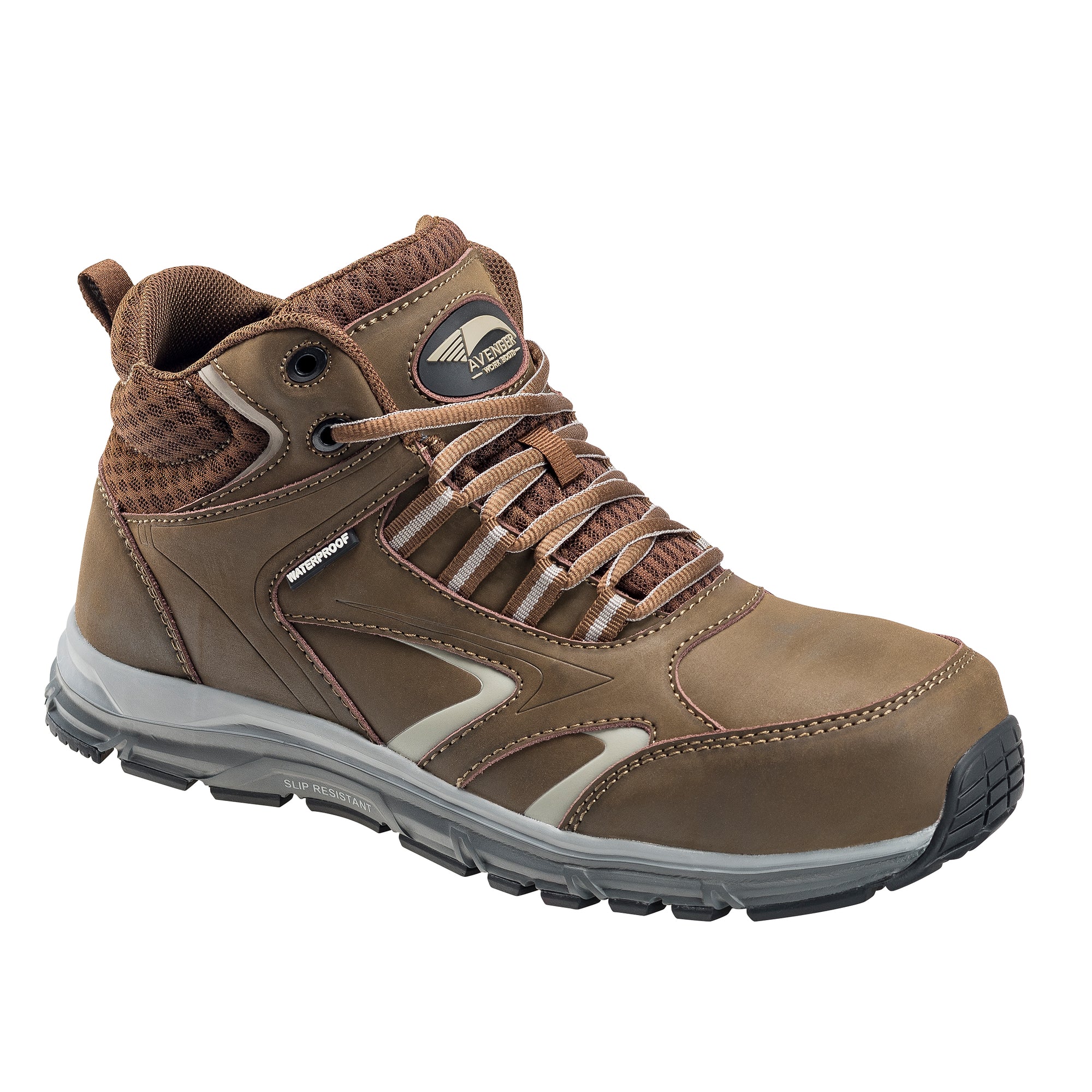 Thresher Brown Alloy Toe EH WP Work Shoe