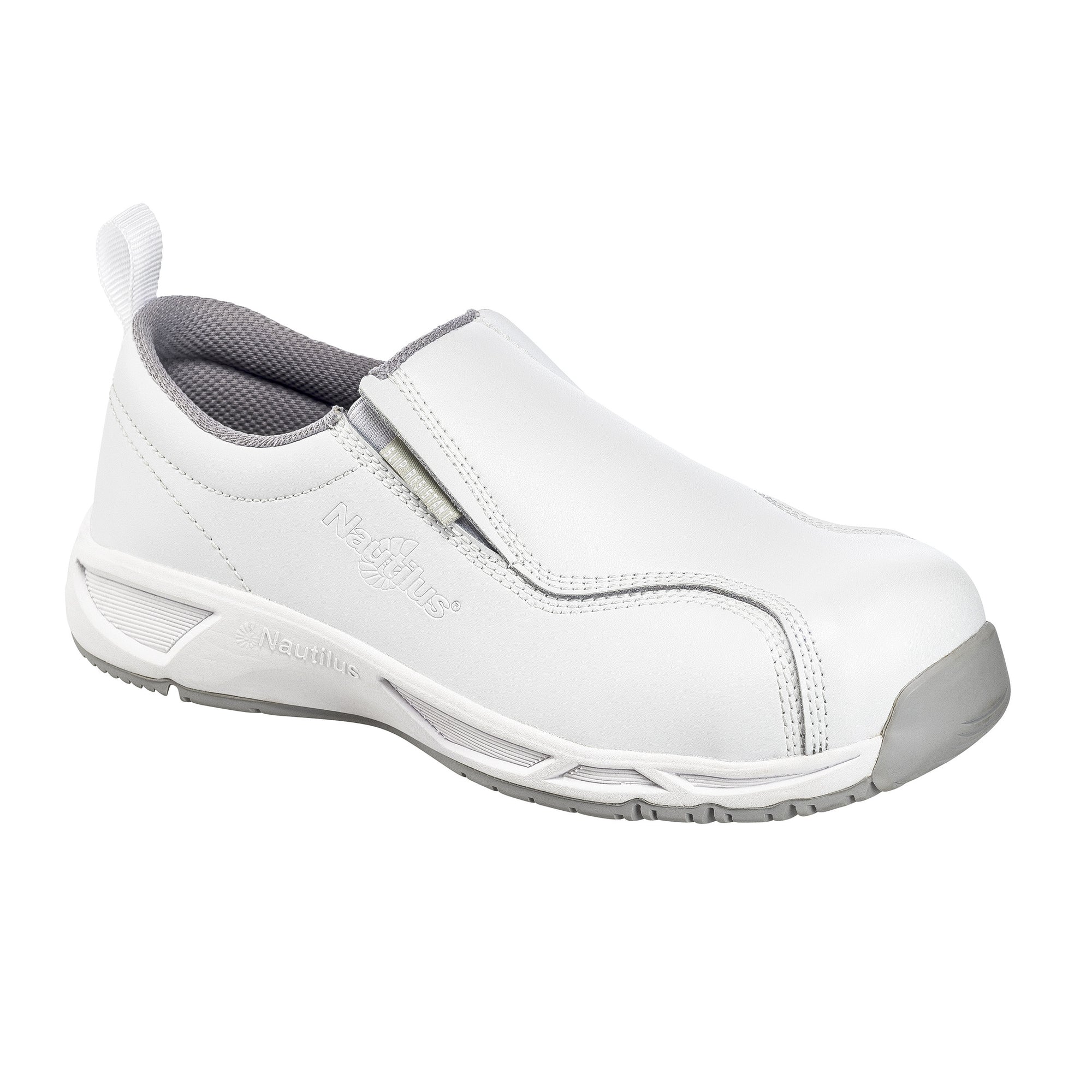 Specialty ESD White Composite Toe SD10 Slip On Work Shoe