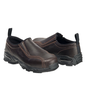 Women's Brown Steel Toe SD10 Slip On Work Shoe