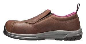 Women's Brown Carbon Toe SD10 Slip On Work Shoe