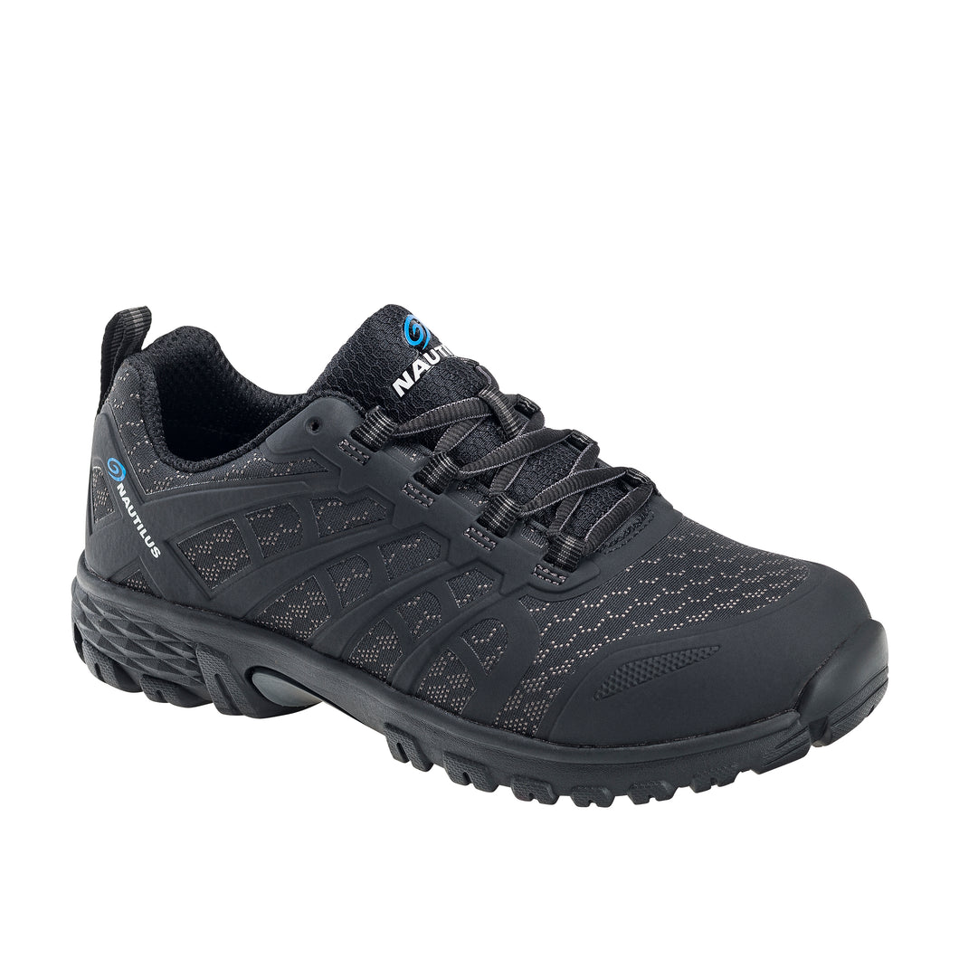 Stratus Black Alloy Toe SD10 Athletic Work Shoe